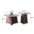 kono coffee and side table dimensions