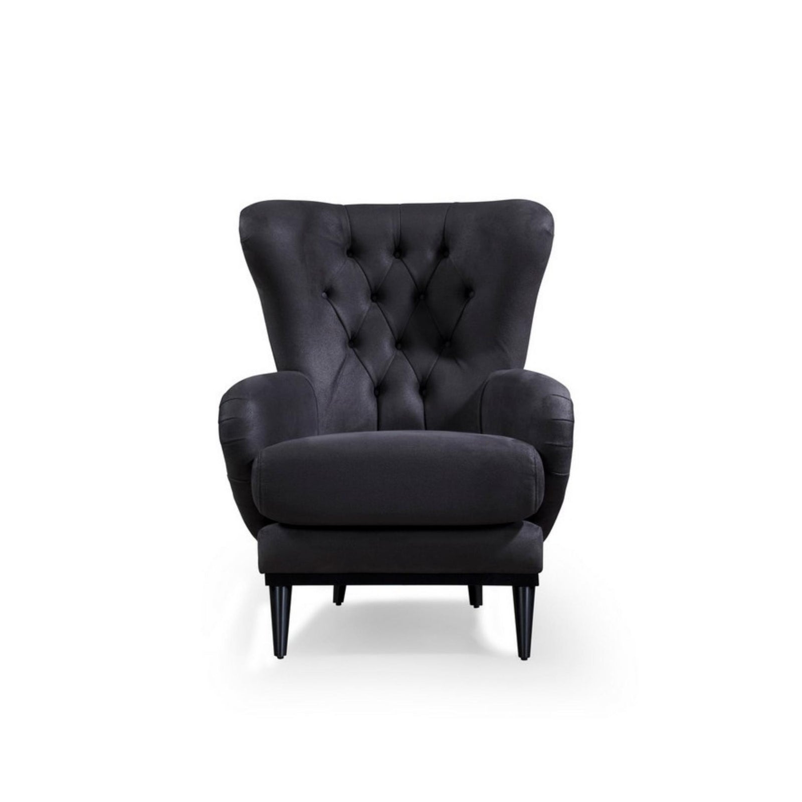 nawa wingback armchair duck egg
