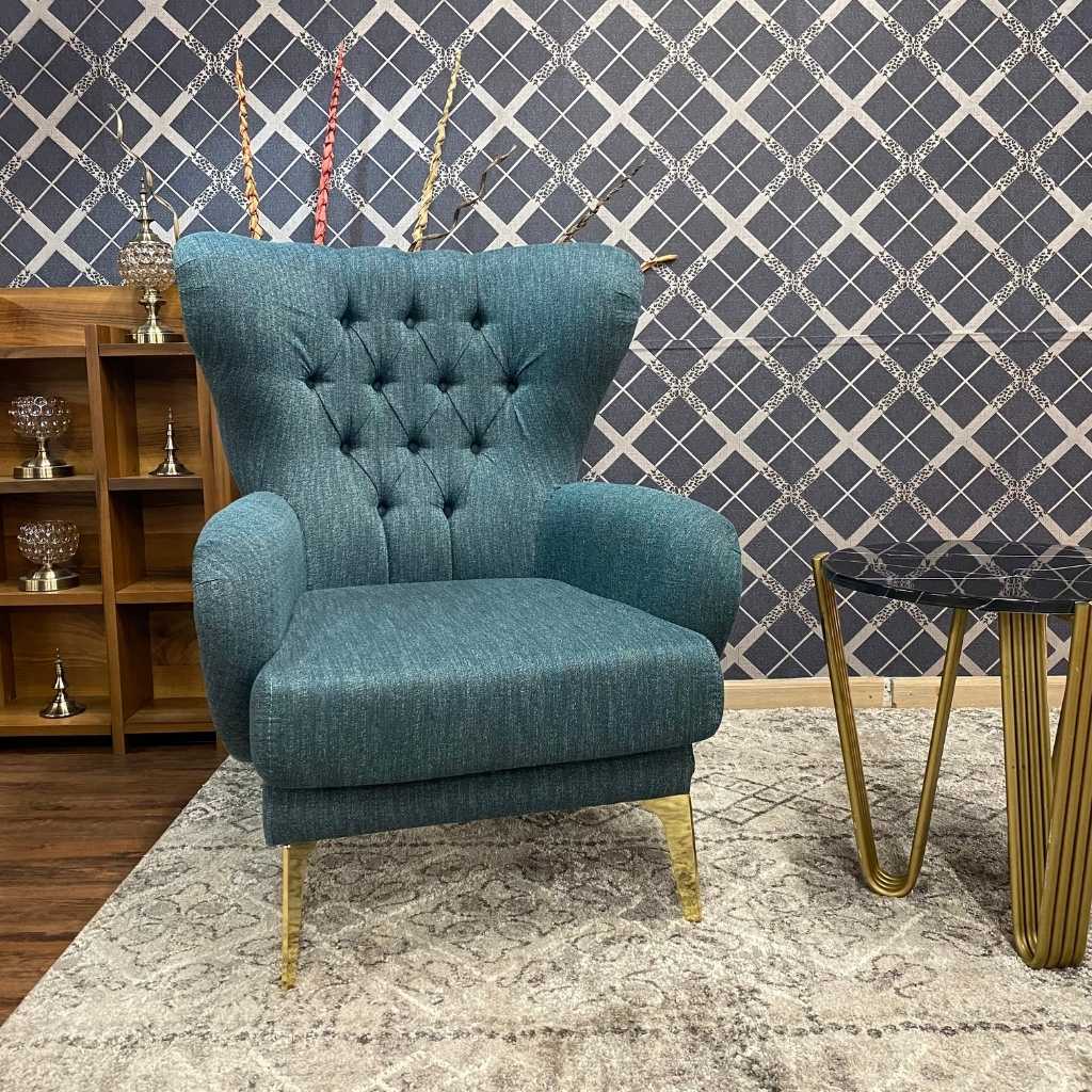 nawa wingback armchair duck egg