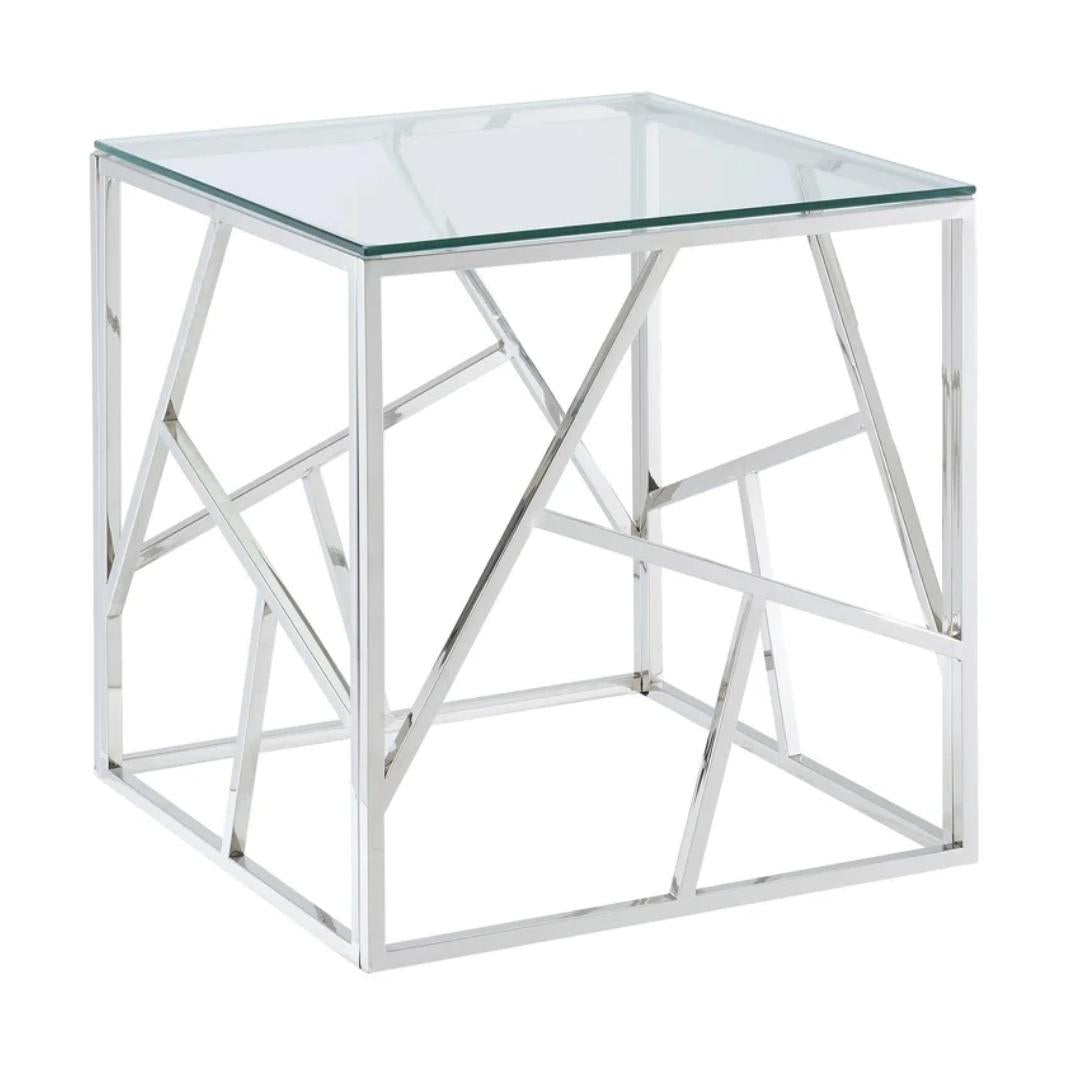 nexis end table silver