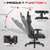 rana gaming chair infographics of functions