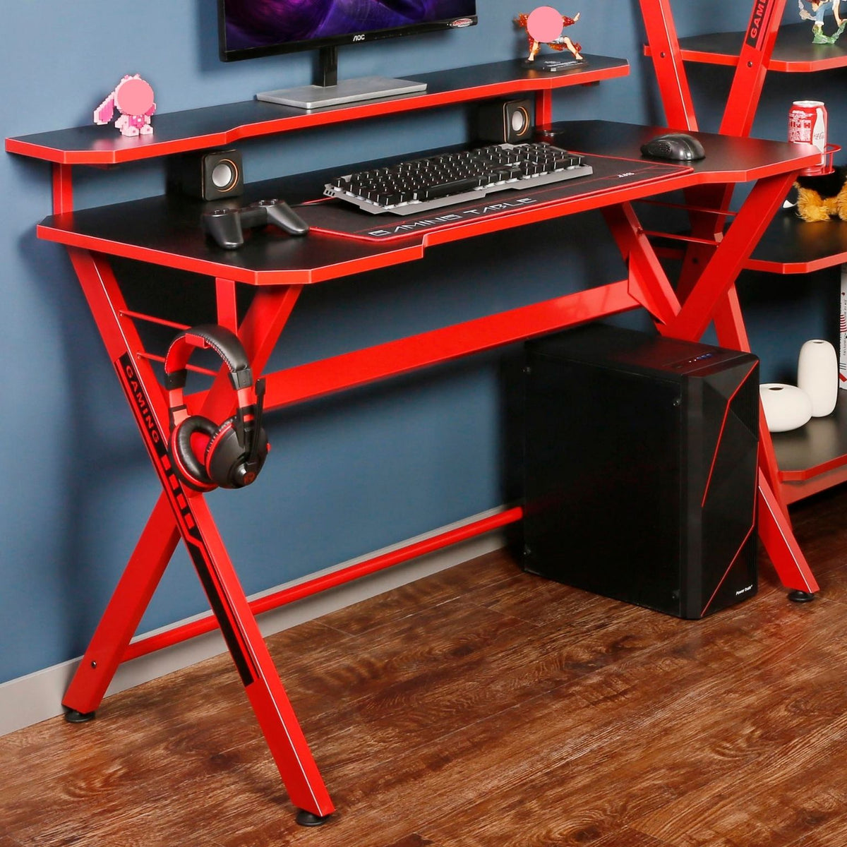 rana gaming desk black