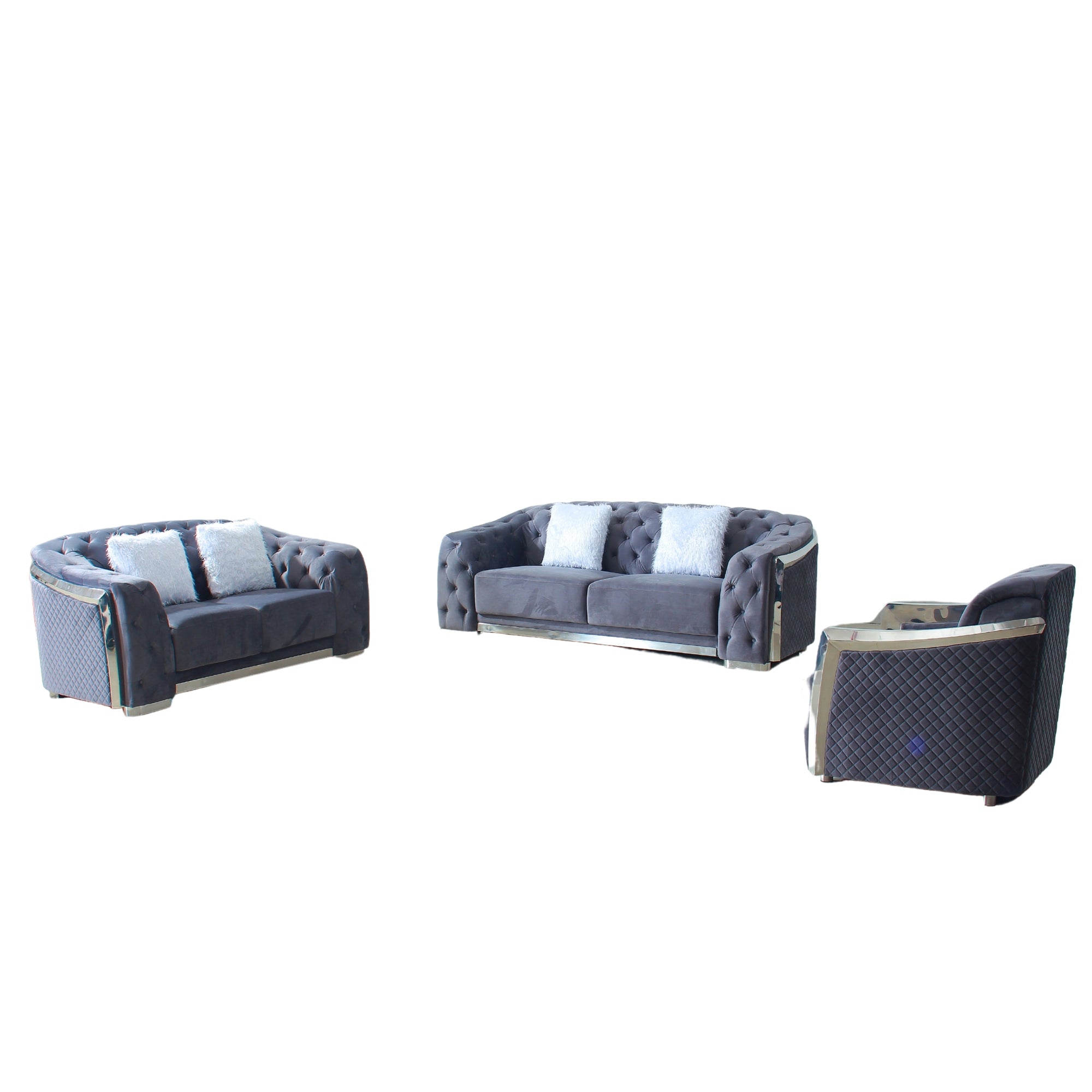 ravello sofa set grey