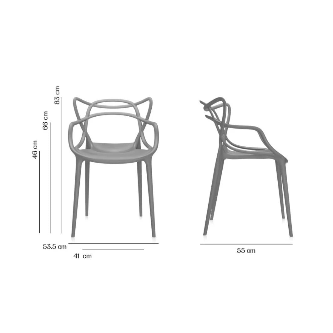 replica masters chair dimensions