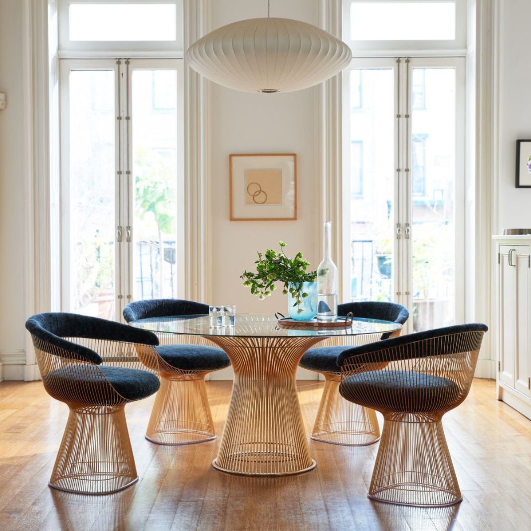 replica platner occasional chairs dining area