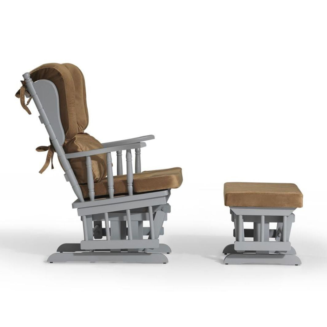 solo rocking chair with foot glider