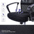 zara office chair fabric features